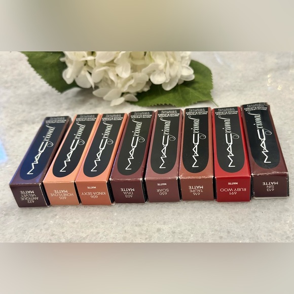MAC Cosmetics Other - Bundle of 8 beautiful MACximal silky matte lipsticks - random shades